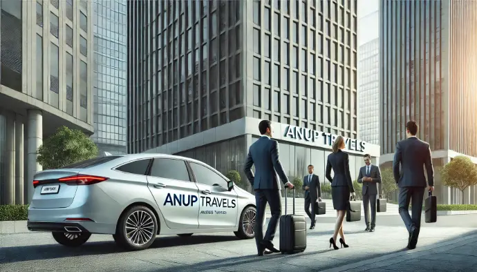 Trusted car rental service logo in Navi Mumbai